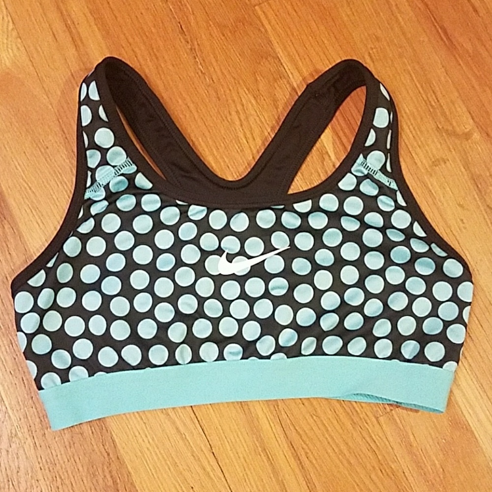 Nike Dri Fit Polka Dot Sports Bra